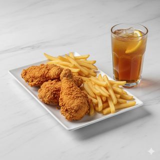 Menú 9 Fried Chicken (3 Pzs.)