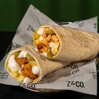 Wrap de Pollo al estilo libanés