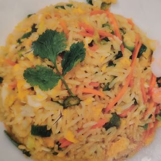 Khao pad con verdure