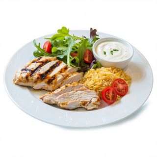 Menú plato de pollo