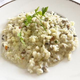 Risotto De Setas Silvestres Y Calamares