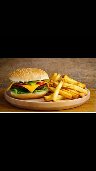 Chess burger frit boisson