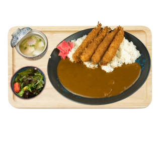 F2 Ebi Fry Con Curry