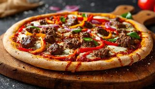 Beef Periperi Pizza