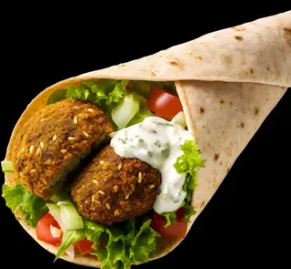 Piadina falafel