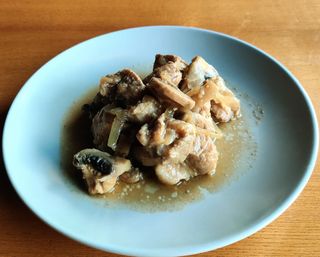 Піджарка зі свинини та печериць (160г)