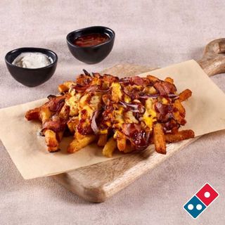 Fries with BBQ Bacon