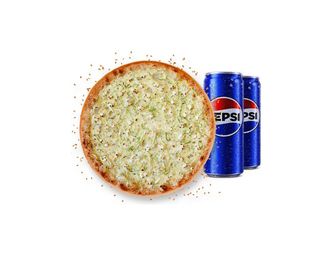 Zucchini Feta pizza XL (42cm) + dve limenke Pepsi