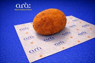 Arancino alle melanzane