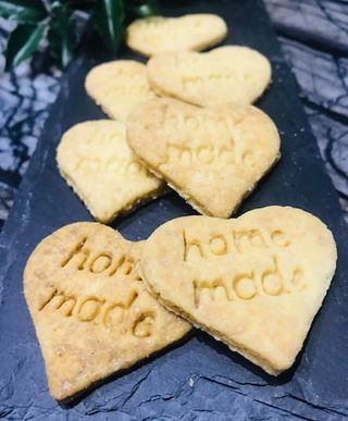 Maślane serduszka w torebce