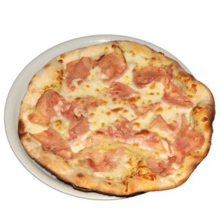Pizza crostino con prosciutto cotto