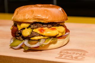 Classic triple burger