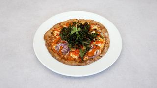 Podpłomyk z mozzarellą