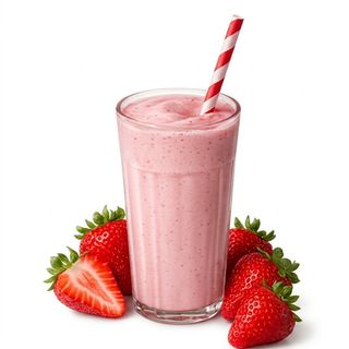 Batido De Fresa Con Yogur