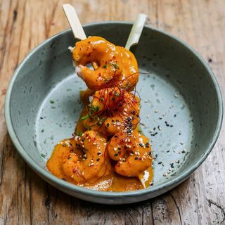 Brochetas de gambas (2 uds.)