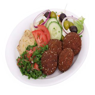 Plato De Falafel Con Ensalada (6 Uds.)