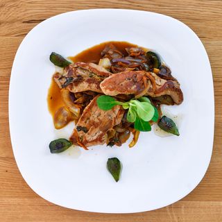 Скалопини с лук и смокини (350г)