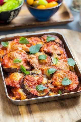 Berenjenas Al Horno A La Parmesana