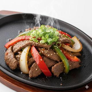 Manzo saltato alla piastra