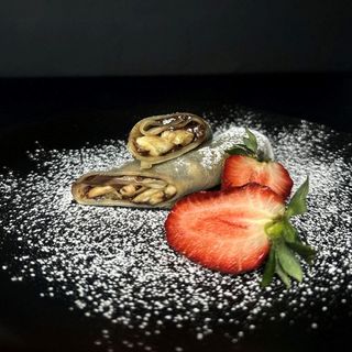 Млинці з нутеллою та бананом