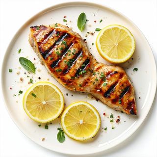 Petto di pollo alla griglia al limone