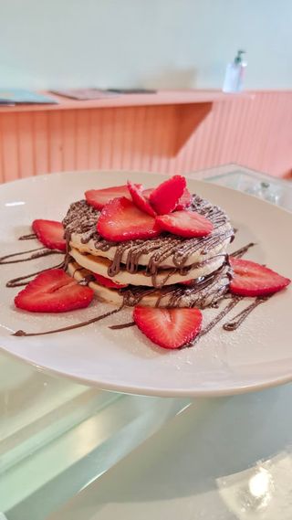 Panquecas Nutella Morangos