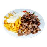 Kebab al plato solo carne