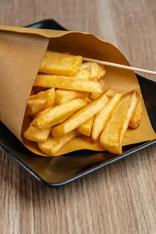 Porzione patatine fritte