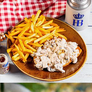 ქათმის სტეიკი ფრით