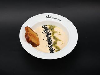 Сирний суп з блакитним сиром та кунжутом (300g)