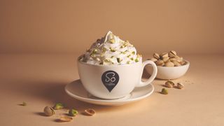 Pistacjowe latte