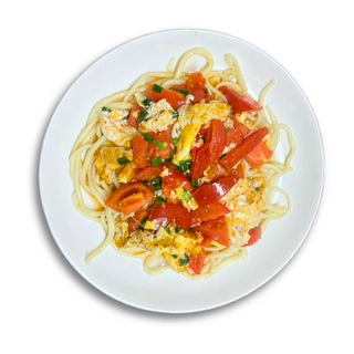 лагман с помидорами и яйцом (350 гр.)