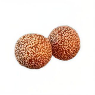 Esferas de sésamo, rellenas de pasta de frijol