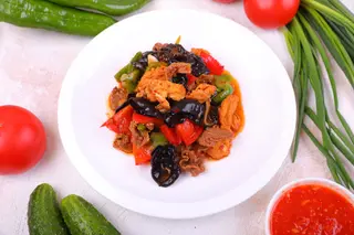 Телятина с грибами Муэр (350 гр.)