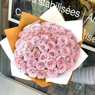Bouquet De  75 Roses Lilas