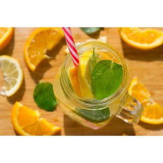 Green Orange Lemon Water
