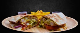 Makloub Escalope Panée + Frite