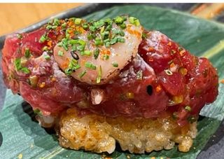 Nigiri steak tartar de atun(2unds)