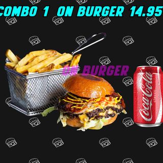 COMBO 1 ON BURGER