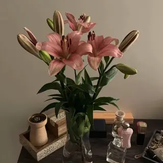 3 tiges lys luxe avec vase