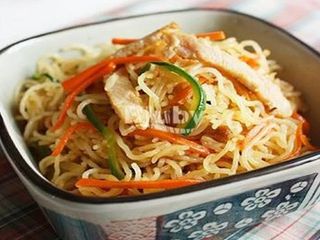 Fideos Fritos con Verduras
