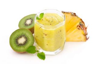Smoothie De Piña y Kiwi Natural