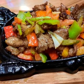 Баранина с овощами