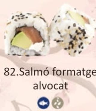 82. Salmó Formatge Alvocat (8 Uds.)