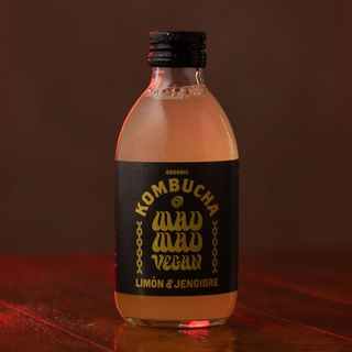 Kombucha Mad Mad Vegan Limón Y Jengibre (250 Ml.)