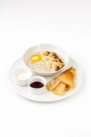 Каша овсяная на молоке