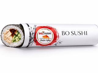 Futomaki z pieczonym łososiem x12