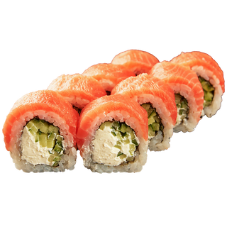 Філадельфія з огірком рол (8шт)