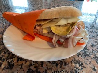 Panino con pane morbido