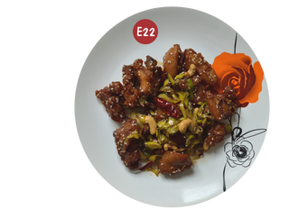 Pui prajit iute cu susan